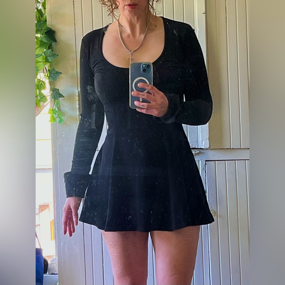 90s Lip Service Mini Skater Dress